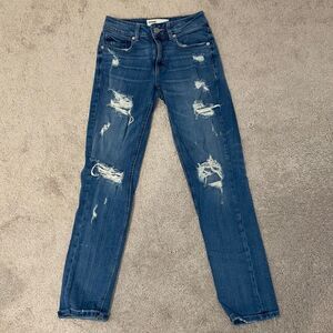 Garage Stretch Girlfriend Jeans Size 00